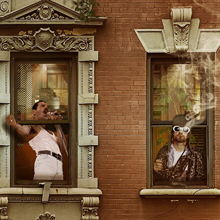 Calle de La Musica, urbanstreetart musicart famousartists ginviart ginvi artgallery ginviartgallery rotterdamart